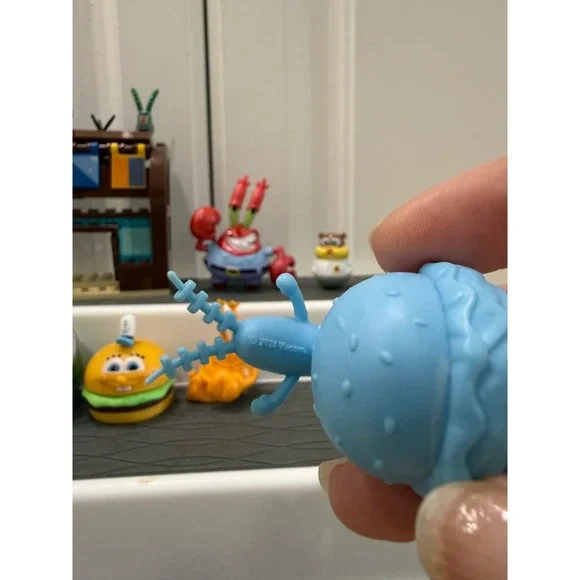 SpongeBob Squarepants Lot Metal Mr Krabs Figures Mystery Mini Build Krusty Krab - Picture 4 of 15